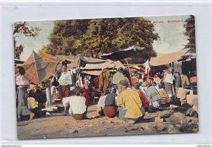 MYANMAR Burma - A bazaar - Publ. unknown