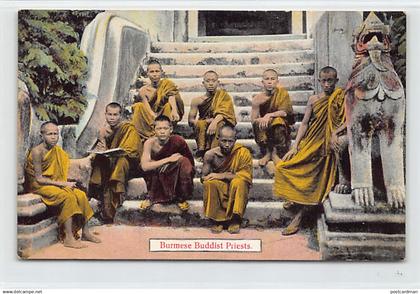 MYANMAR Burma - Burmese buddhist priests - Publ. D.A. Ahuja 9