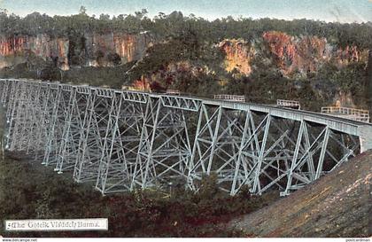 MYANMAR Burma - Goteik viaduct - Publ. D. A. Ahuja 39