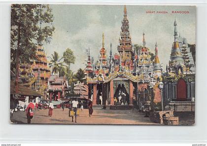 MYANMAR Burma - RANGOON Yangon - Great Pagoda - Publ. unknown