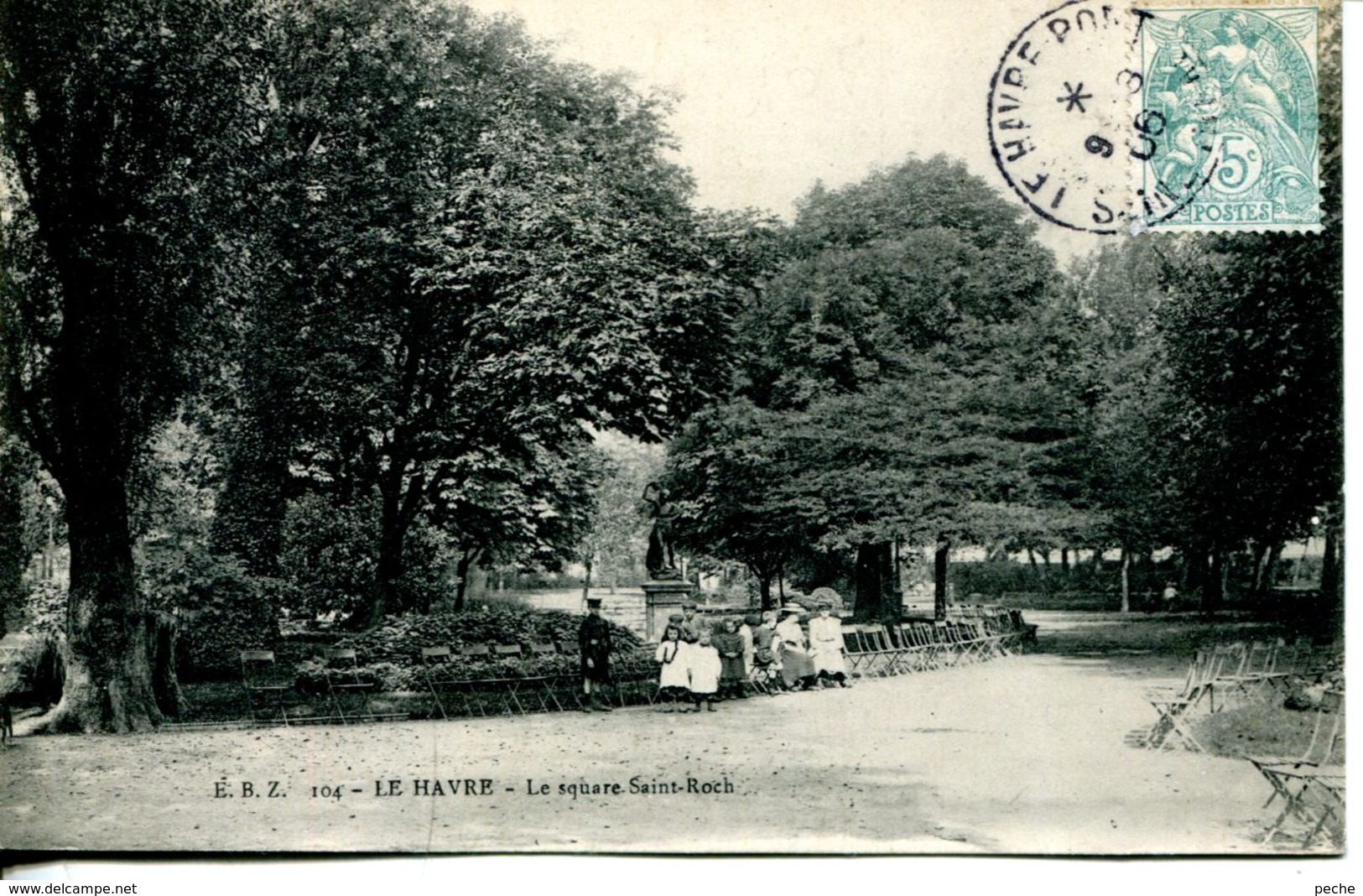 N°69504 -cpa Le Havre -square Saint Roch -