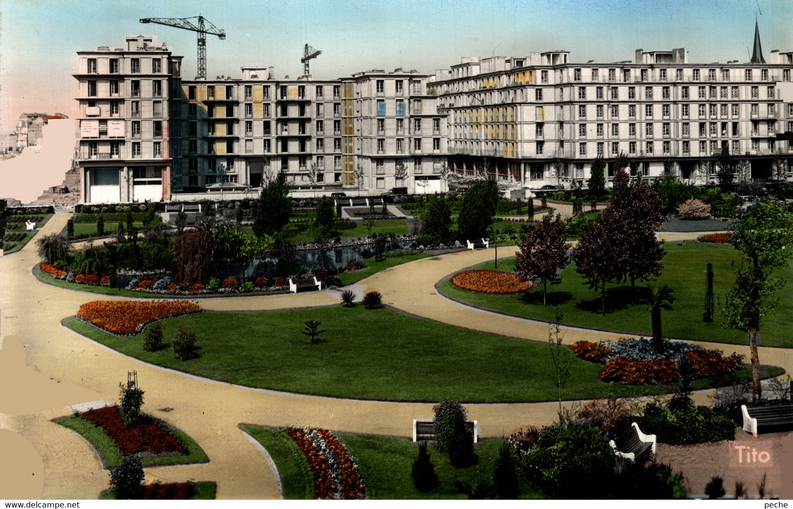 N°79291 -cpsm Le Havre -square Saint Roch-