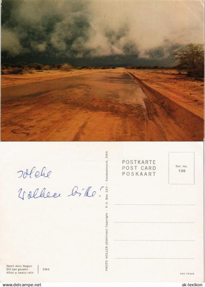 Postcard .Namibia Wüsten Landschaft nach Regen 1970