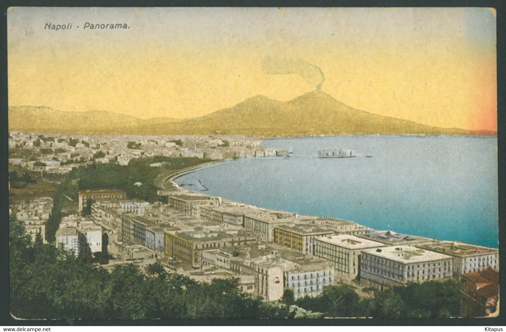 NAPOLI vintage postcard Naples Italy