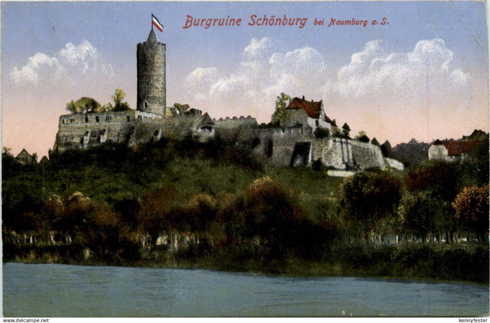 Naumburg/Saale - Burgruine Schönburg a.d. Saale