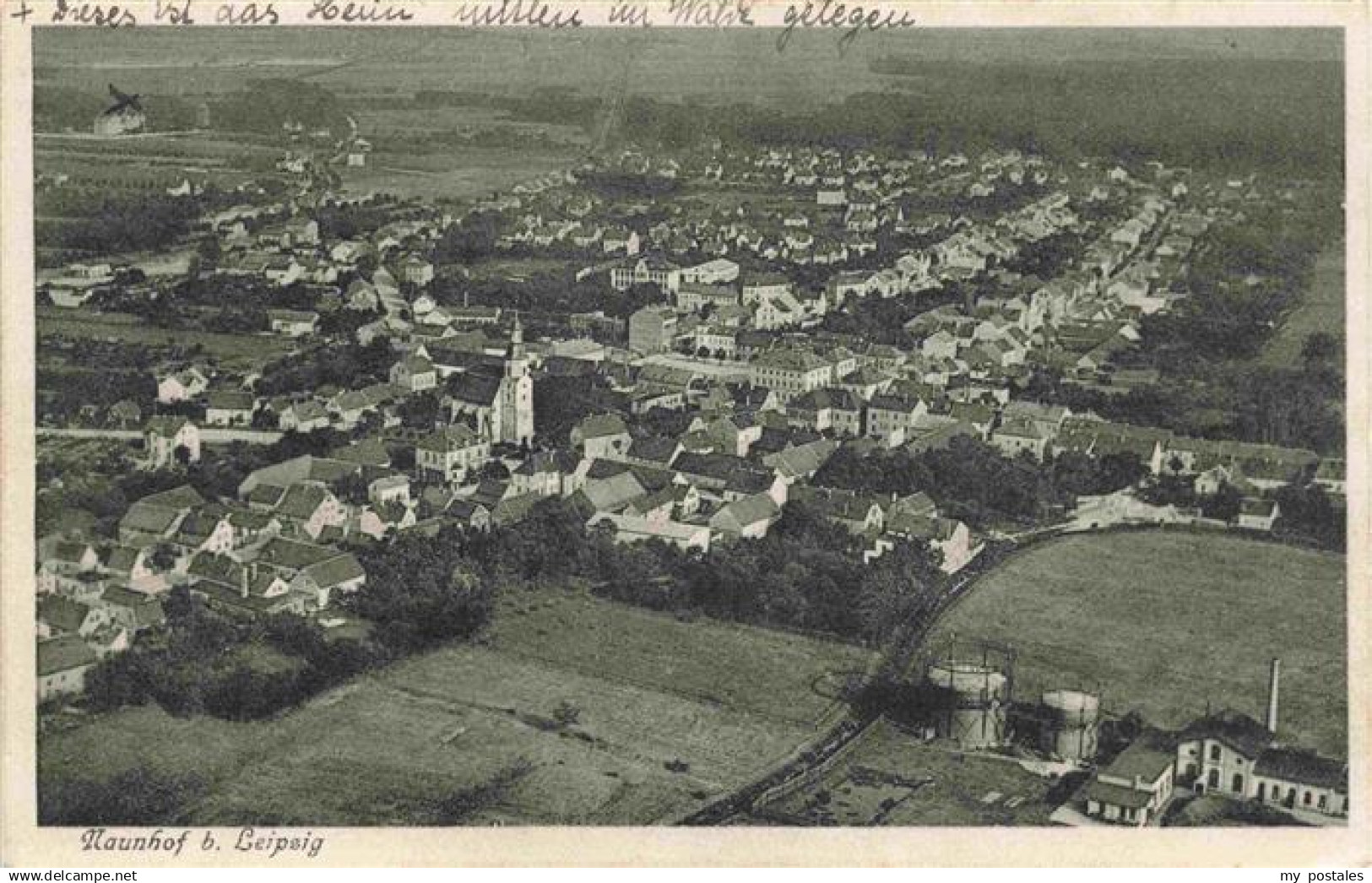 Naunhof  Leipzig Fliegeraufnahme