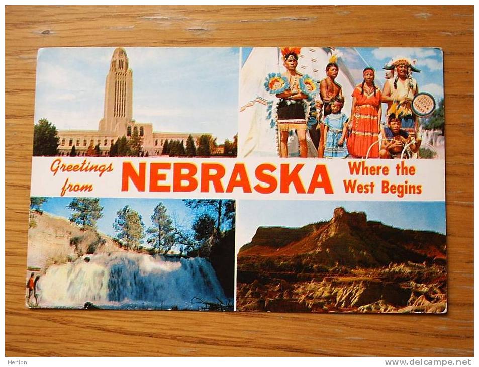 Nebraska Sioux Indians     VF  1960´s   D19749