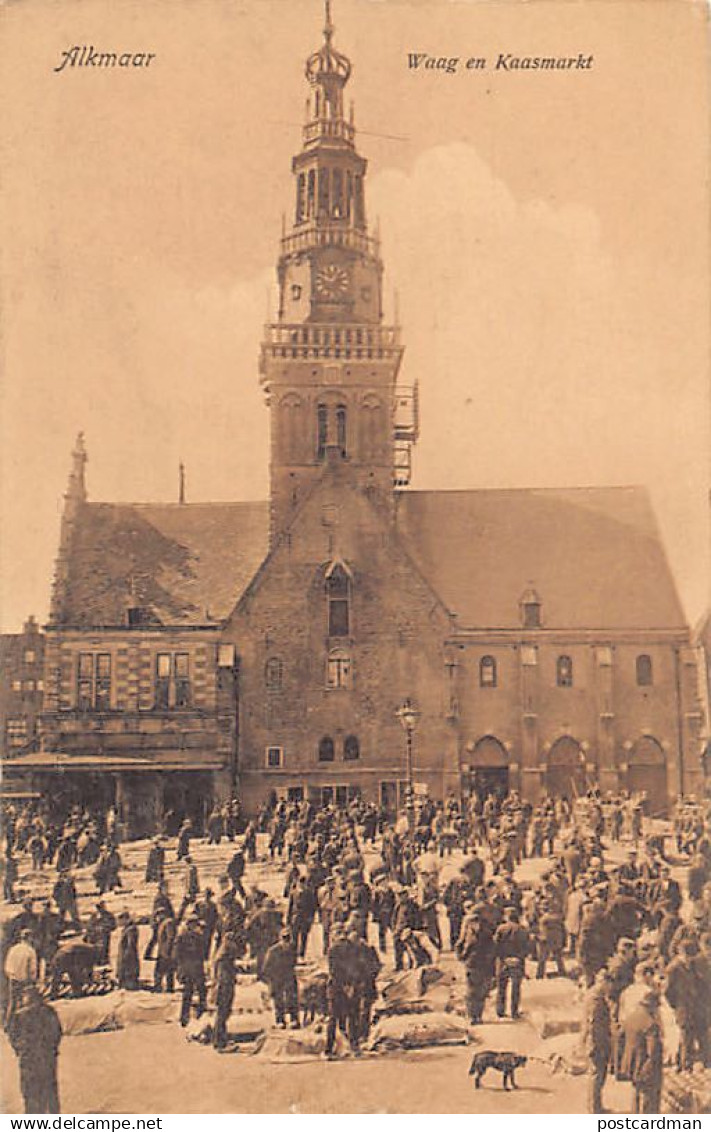 Nederland - ALKMAAR - Waag en Kaasmarkt