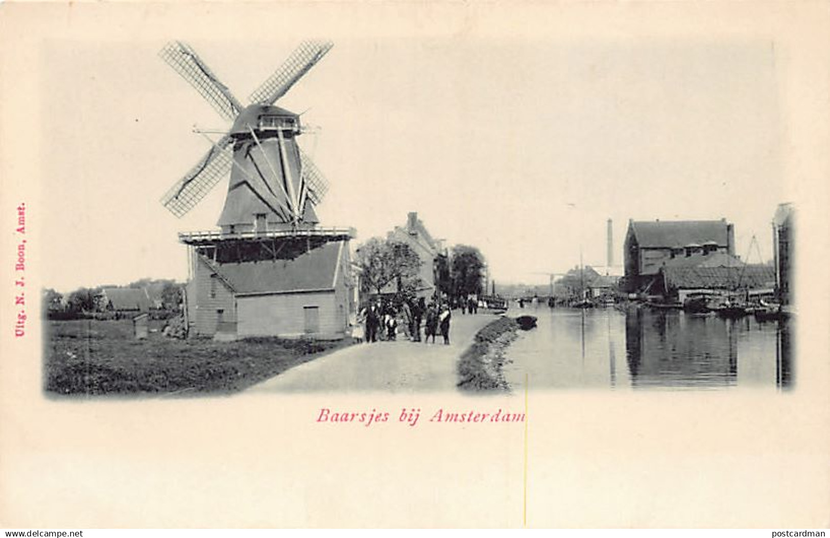 Nederland - AMSTERDAM - Molen - Baarsjes bij Amsterdam