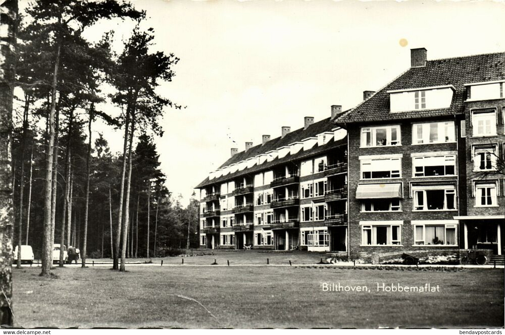 Nederland, BILTHOVEN, Hobbemaflat (1974) Ansichtkaart