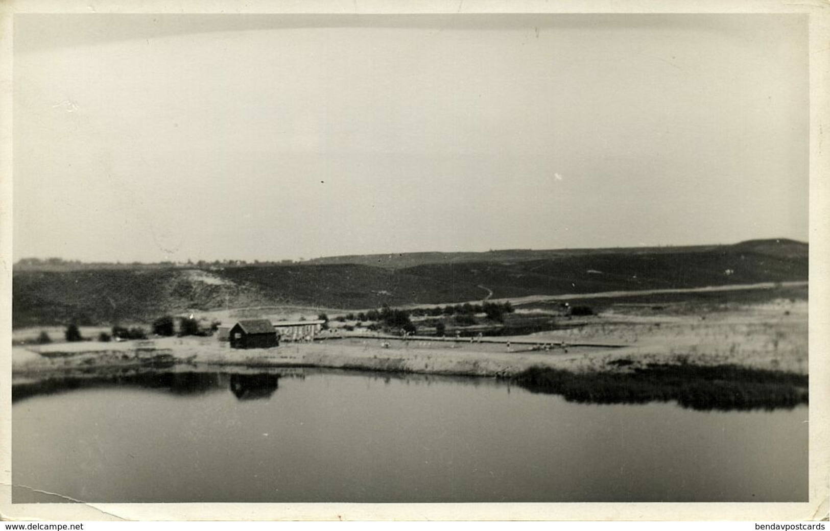 Nederland, BRUNSSUM, Natuur- en Strandbad De Zeekoelen (1950s) Ansichtkaart