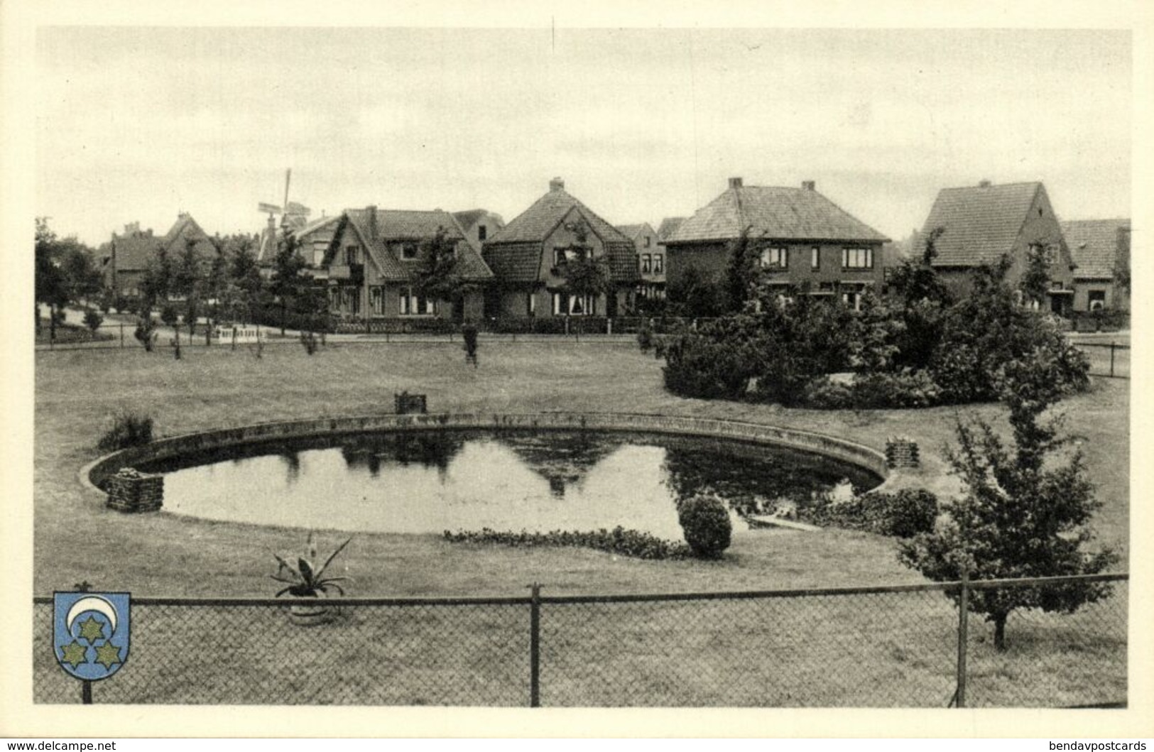 Nederland, DOKKUM, Bonifaciusbron (1960s) Ansichtkaart