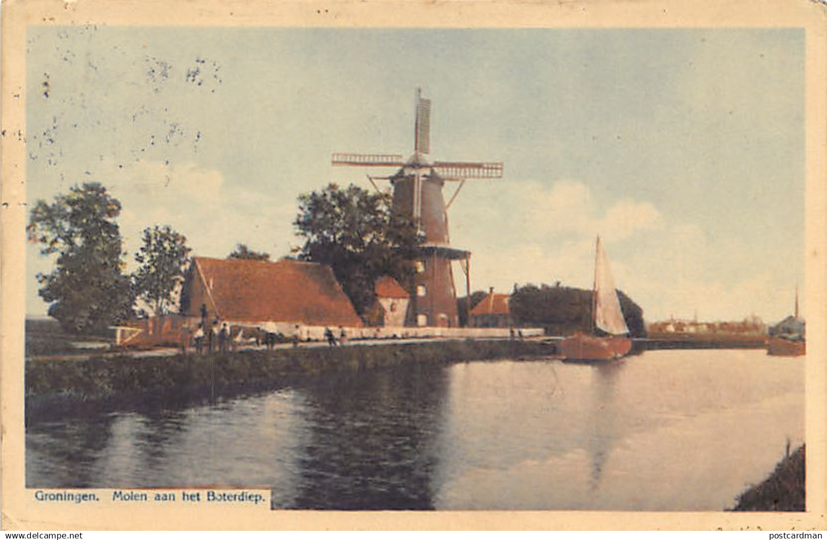 Nederland - GRONINGEN - Molen aan het Boterdiep