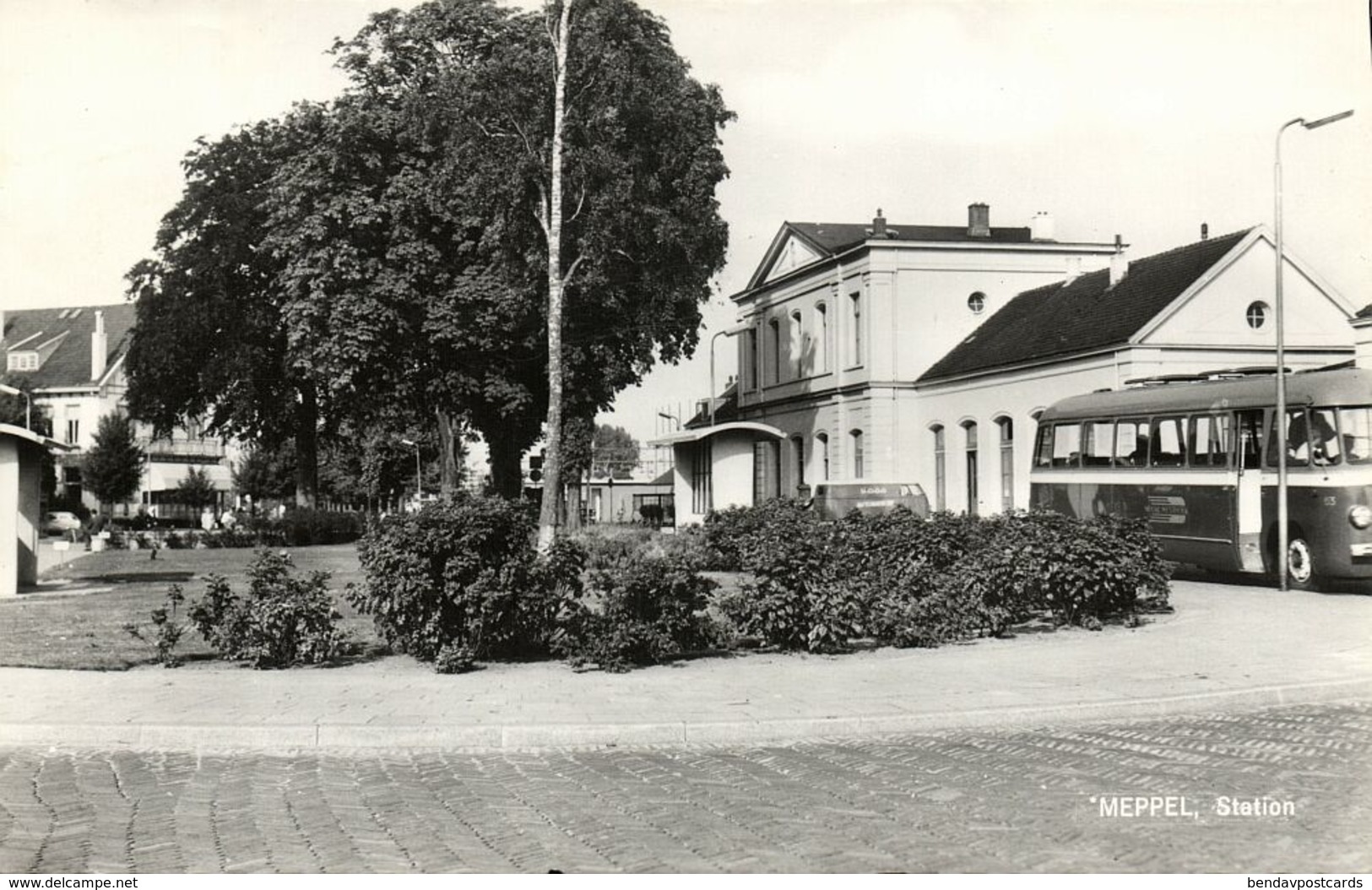 Nederland, MEPPEL, Station (1969) Ansichtkaart