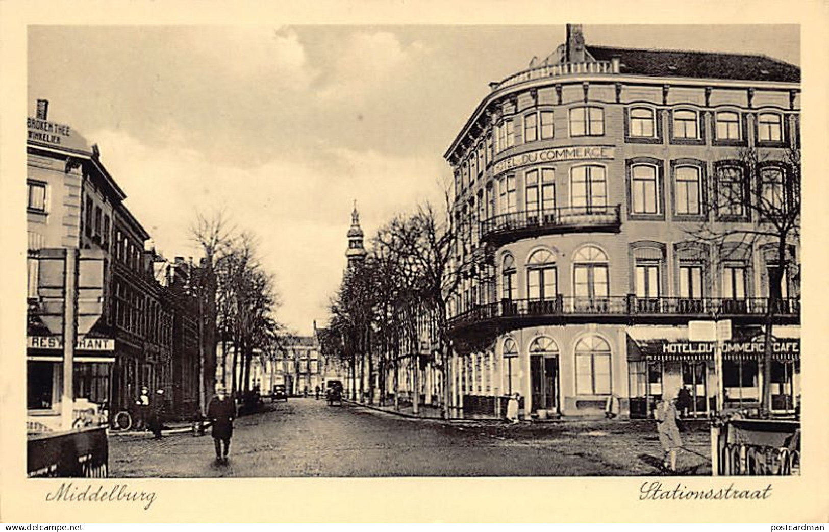 Nederland - MIDDELBURG (ZE) Stationstraat - Hotel du Commerce