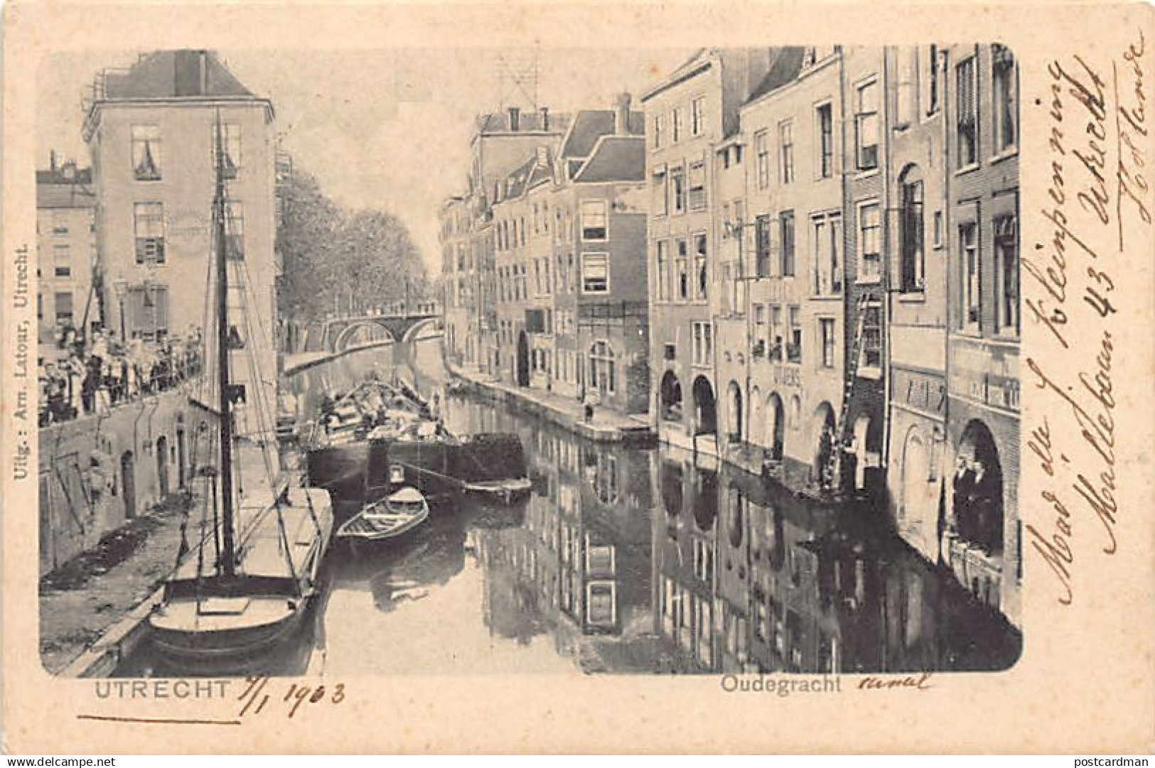 Nederland - UTRECHT - Oudegracht