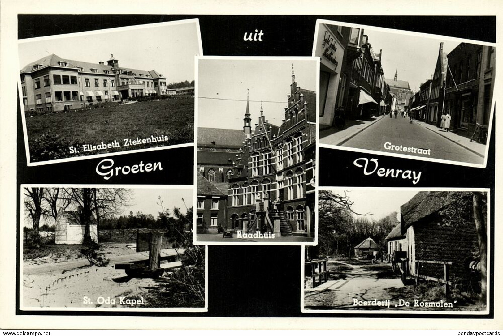 Nederland, VENRAY, Meerbeeldkaart (1960s) Ansichtkaart