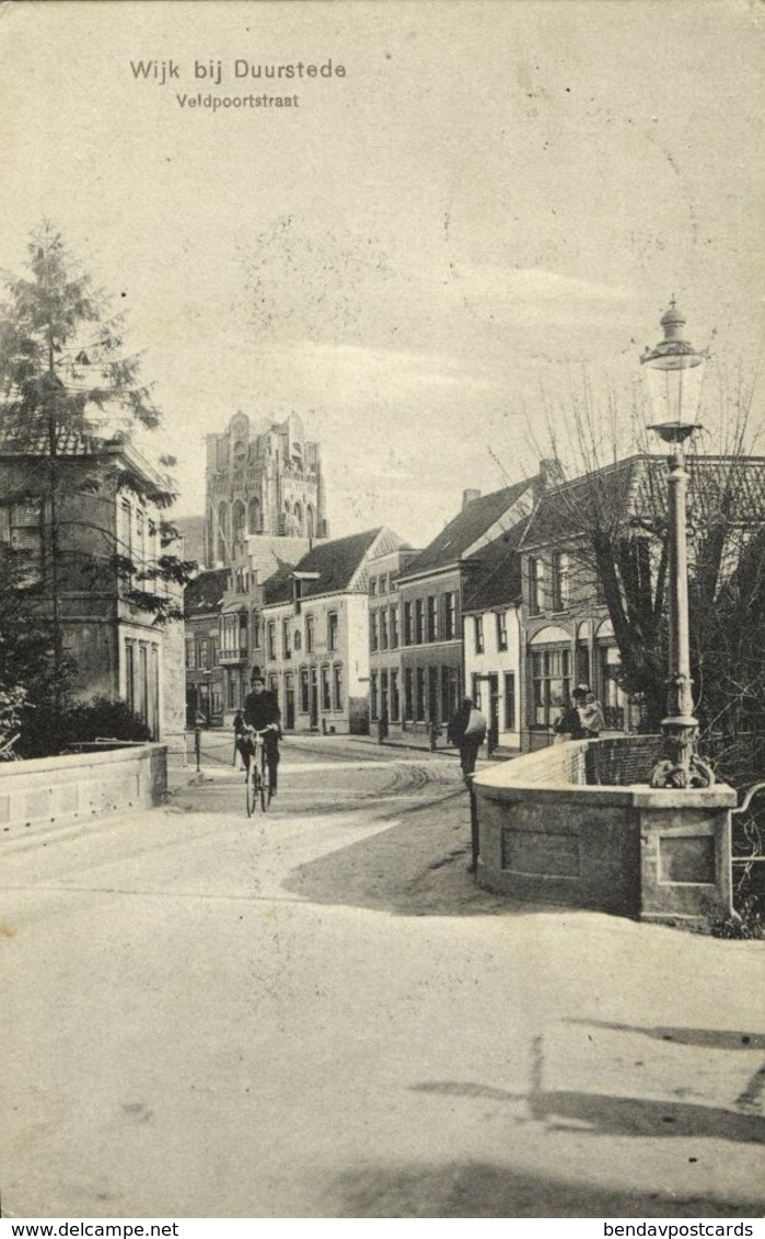 Nederland, WIJK BIJ DUURSTEDE, Veldpoortstraat (1920s) Ansichtkaart