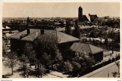 CPA AK ALPHEN a/d RIJN Panorama met Chr. Lyceum NETHERLANDS (605004)