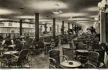 Nederland, ALPHEN a/d RIJN, Vogelpark Avifauna, Restaurant (1950s) Ansichtkaart