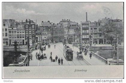 AMSTERDAM BLAUWBRUG (TRAM + ANIMATION) 1905