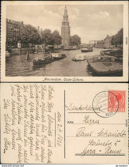 Ansichtskarte Amsterdam Amsterdam Dampfer, Oude Schons 1926