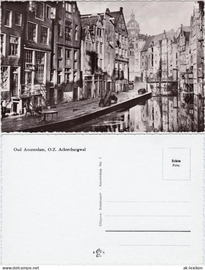 Postkaart Amsterdam Amsterdam O. Z. Achterburgwal 1965