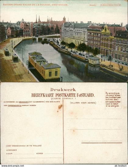 Postkaart Amsterdam Amsterdam Stadt, Rokin 1912