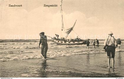 43500202 Zandvoort Holland Zeegezicht Strand Fischerboot Zandvoort Holland