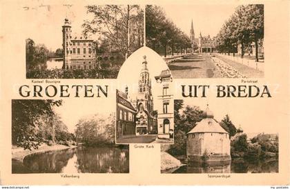 43500509 Breda Noord-Brabant Kasteel Bouvigne Parkstraat Valkenberg Grote Kerk S