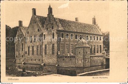 71807716 Uithuizen Burcht Menkema Schloss