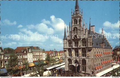 72498537 Gouda Markt met Stadhuis Gouda