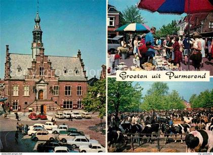 72769564 Purmerend Bloemenmarkt Raadhuis Veemarkt