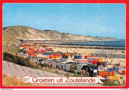 74002162 Zoutelande Zeeland NL Kuestenpanorama Strand