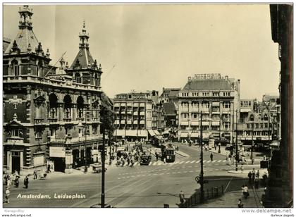 Amsterdam old postcard travelled 1962 to Yugoslavia bb