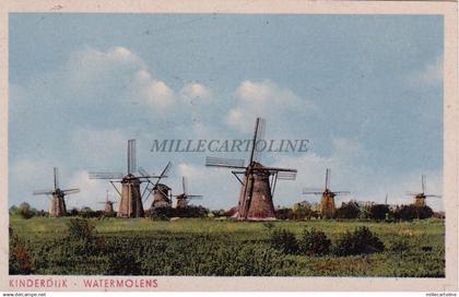 NETHERLANDS - Kinderdijk - Watermolens 1963