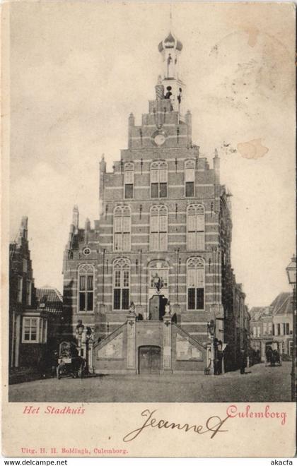 CPA AK CULEMBORG Het Stadhuis NETHERLANDS (713406)