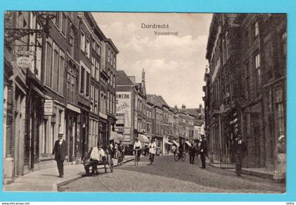 NEDERLAND prentbriefkaart Voorstraat Dordrecht 1917 Dubbeldam - Ooltgensplaat