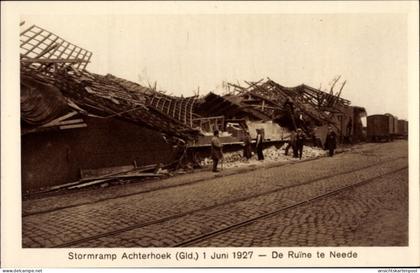 CPA Achterhoek Gelderland, Stormramp 1927, de Ruine te Neede