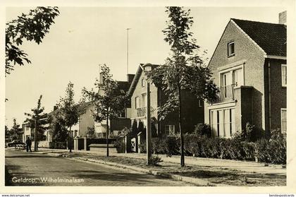 Nederland, GELDROP, Wilhelminalaan (1950s) Ansichtkaart