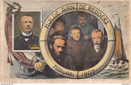 Nederland - HOEK VAN HOLLAND - Schipbreuk Berlin - Hulde aan de Redders - Z.K.H. De Prins in den avond van 23 februari 1