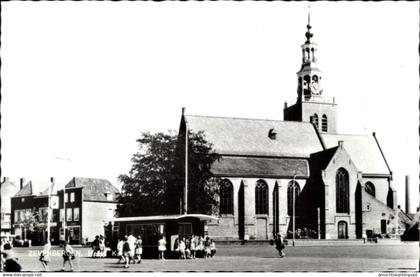 CPA Zevenbergen Nordbrabant, Herv. Kerk, Ortspartie, Pavillon