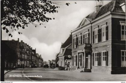 CPA AK RHENEN Gemeentehuis NETHERLANDS (713550)