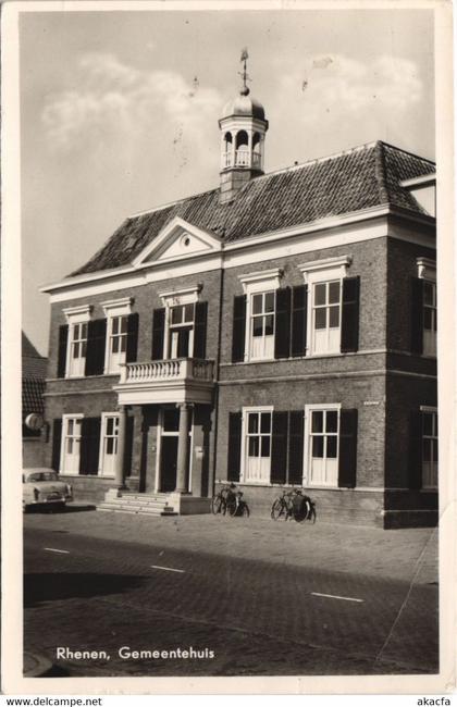 CPA AK RHENEN Gemeentehuis NETHERLANDS (728803)