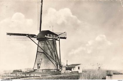 SASSENHEIM - Molen bij de Kaag, moulin à vent.