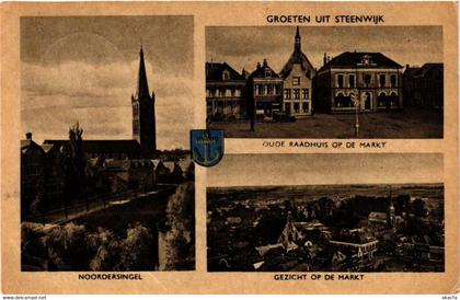 CPA AK Steenwijk Groeten uit Steenwijk NETHERLANDS (728734)