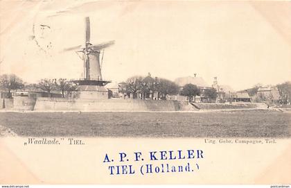 Nederland - TIEL - Waalkade - Molen