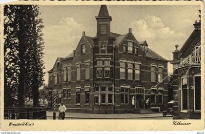 CPA AK Uithuizen Gemeentehuis NETHERLANDS (728364)