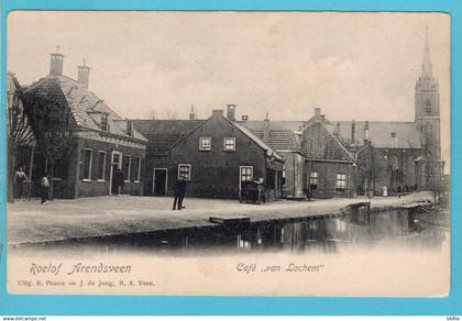 NEDERLAND prentbriefkaart Café van Lochem Roelof Arendsveen