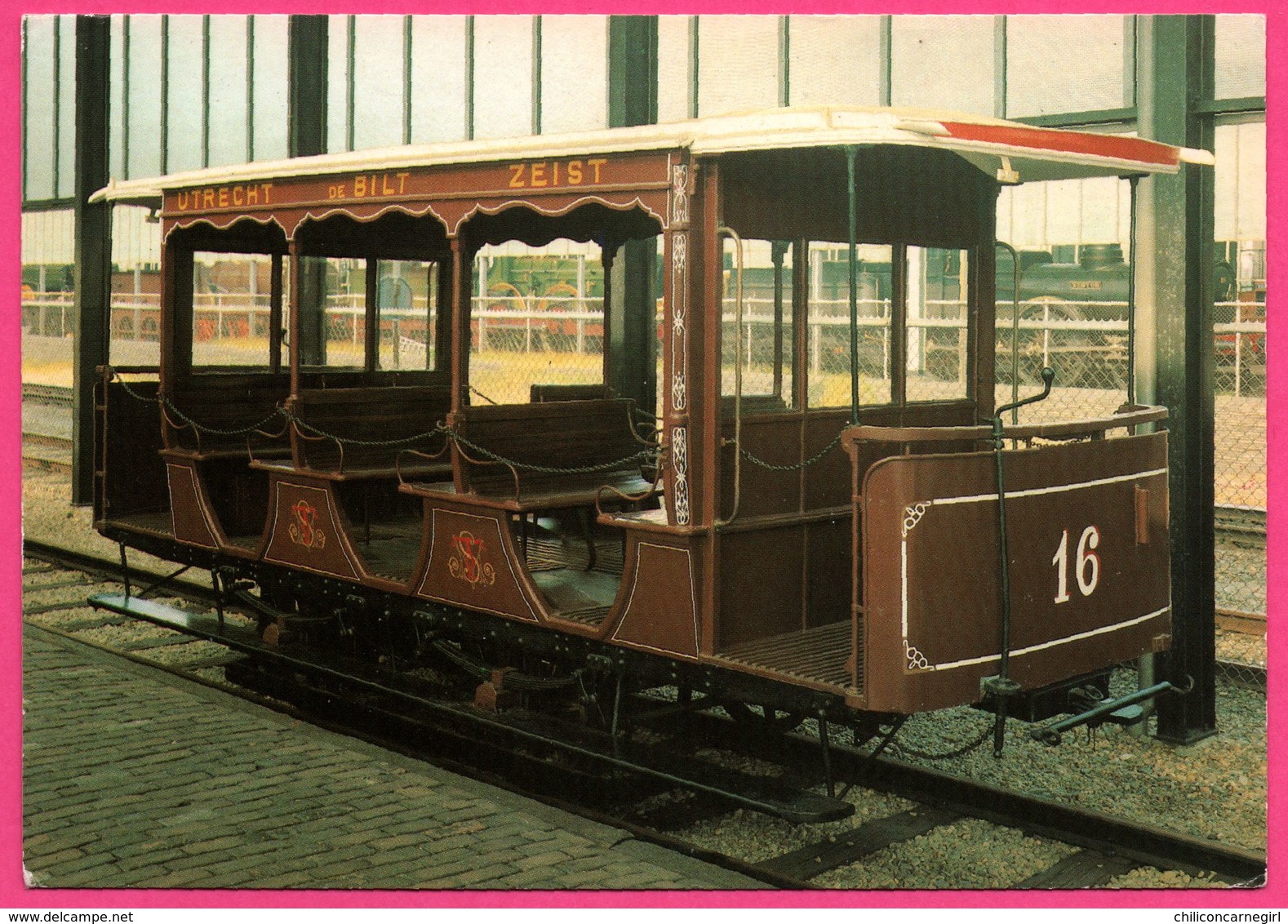 Nederlands Spoorwegmuseum Utrecht - Tramwegrijtuig STM 16 - Utrecht de Bilt Zeist - M.V.